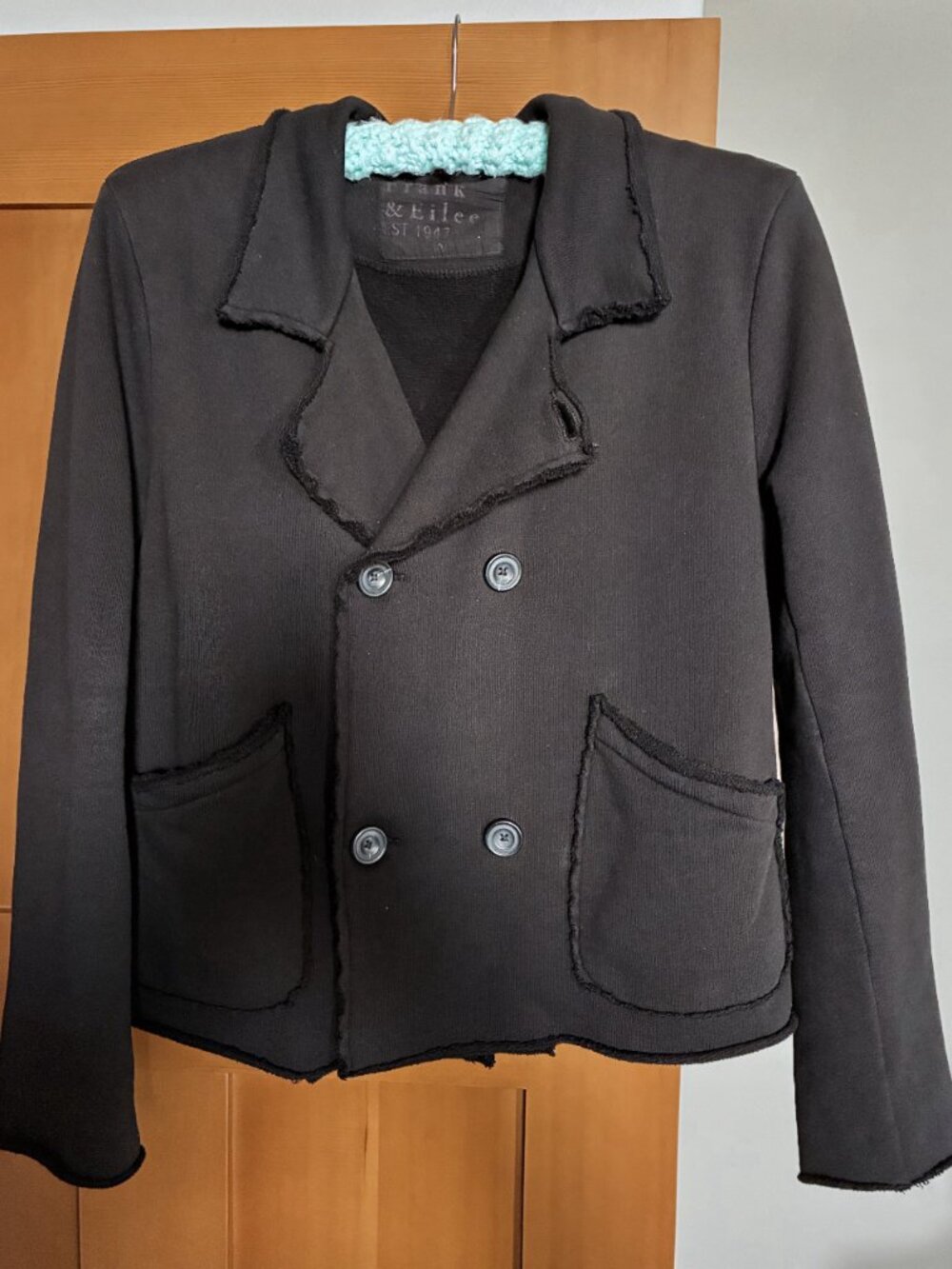 Frank & Eileen Mini Belfast Jacket/Peacoat, Size Small, Color Black - Picture 8 of 8